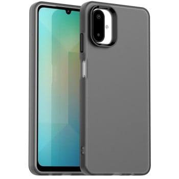 Чехол Candy Series гибрид с усиленными бортиками на Samsung Galaxy F06 5G / M06 5G - черный