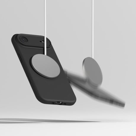 Оригінальний силіконовий чохол Ringke Silicone Magnetic з MagSafe на iPhone Air - Black
