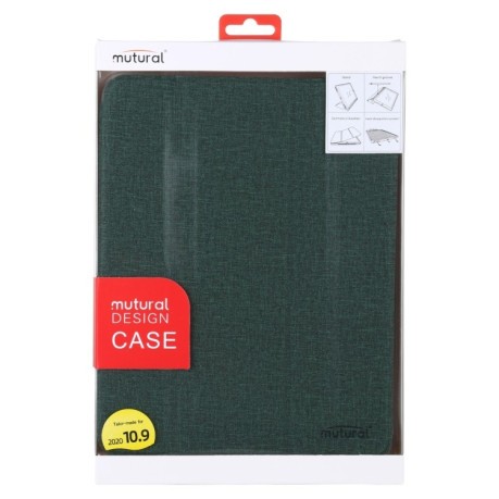 Чехол-книжка Mutural YASHI Series для iPad 10.9 2022 - зеленый