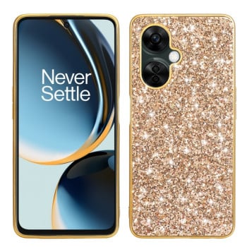 Ударозащитный чехол Glittery Powder на OnePlus Nord CE3 Lite - золотой