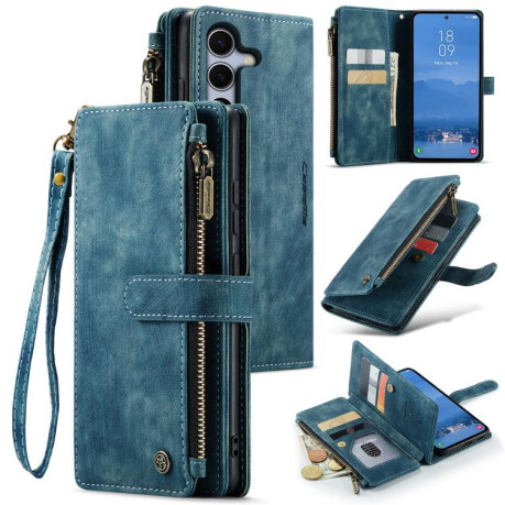 Чехол-кошелек CaseMe-C30 для Samsung Galaxy S25 5G - синий