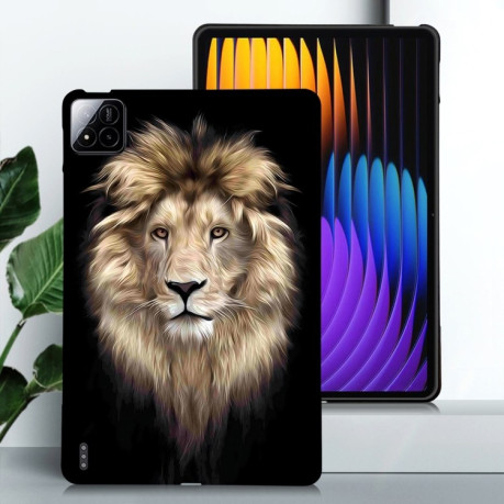 Чехол Color Painting Pattern Smart для Xiaomi Pad 7 / Pad 7 Pro - Lion