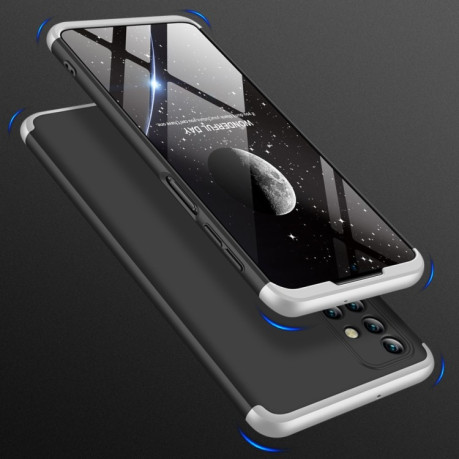 Протиударний чохол GKK Three Stage Splicing Samsung Galaxy M31s - чорно-сріблястий