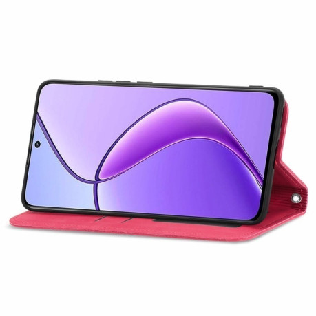 Чехол-книжка Retro Skin Feel Business Magnetic для Realme 13 5G/12 5G/12X 5G - красный