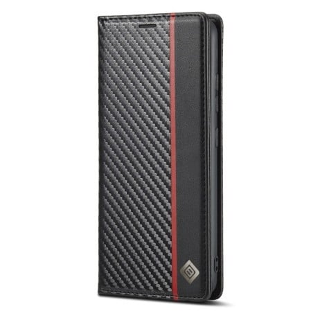 Чохол-книжка LC.IMEEKE Carbon Fiber Samsung Galaxy A13 4G/5G/A04/A04s - чорний