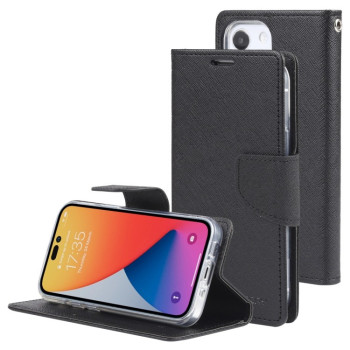 Чохол Книга Mercury Goospery Magnetic Black для iPhone 14 Pro Max - чорний