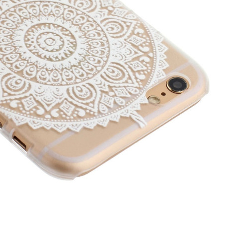 Ультратонкий Пластиковый Чехол Carved Flower Feather для iPhone 6, 6S