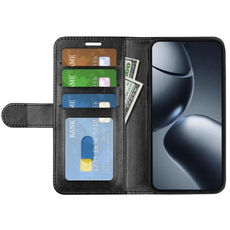 Чехол-книжка R64 Texture Single на Xiaomi 15T - черный