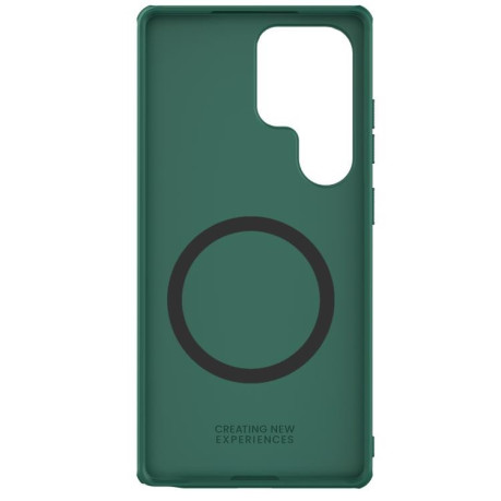 Противоударный чехол NILLKIN Frosted Shield Pro Magnetic Magsafe для Samsung Galaxy S25 Ultra 5G - зеленый