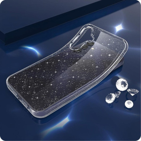 Чехол Tech-Protect FlexAir Hybrid для Samsung Galaxy A36 5G - Clear-Glitter