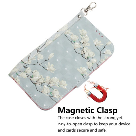Чохол-книжка 3D Colored Horizontal Flip Leather для OPPO A60 4G - Magnolia