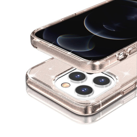 Протиударний чохол Terminator Style Glitter для iPhone 14 Pro Max - золотий