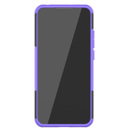 Противоударный чехол Tire Texture на Xiaomi Redmi 10A/9C - фиолетовый