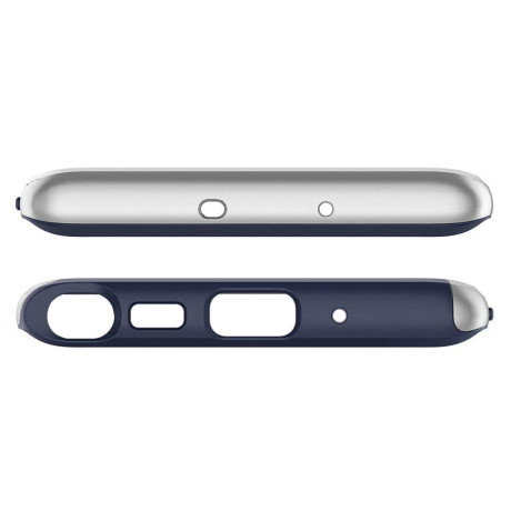 Оригинальный чехол Spigen Neo Hybrid для Samsung Galaxy Note 10 Arctic Silver