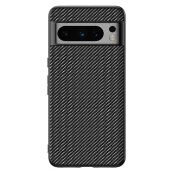 Протиударний чохол Carbon Fiber Texture Printing для Google Pixel 9 Pro XL - чорний