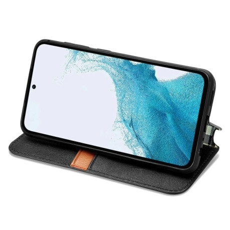 Чохол-книжка Cubic Grid  для Samsung Galaxy A36 5G - чорний