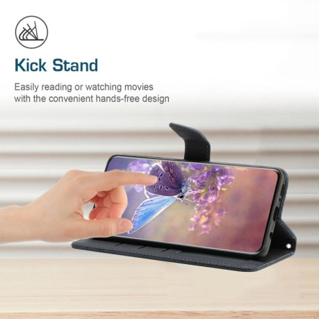 Чохол-книжка Embossed Butterfly для Xiaomi 14T Pro 5G Global - чорний