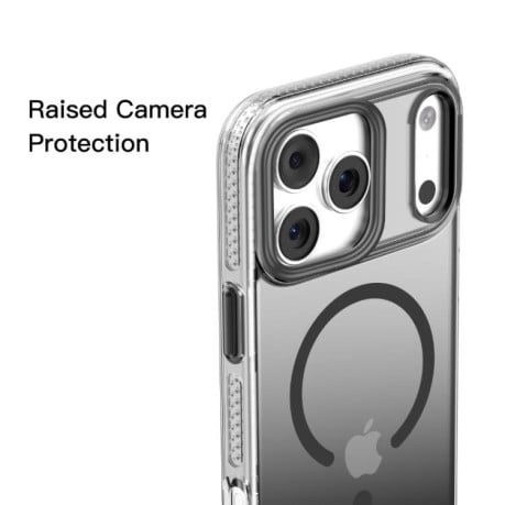 Чехол Mutural Ice Series MagSafe Gradient Matte на iPhone 17 Pro Max - оранжевый