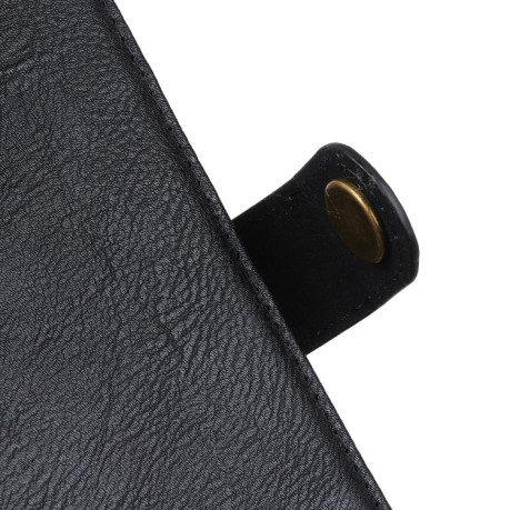 Чехол-книжка KHAZNEH Cowhide Texture на Samsung Galaxy S25 Edge 5G - черный