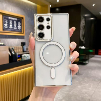 Чохол Imitation Original Magsafe TPU  для Samsung Galaxy S25 Ultra 5G - білий