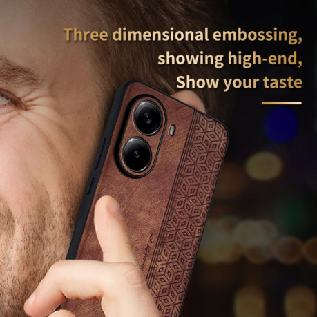 Противоударный чехол AZNS 3D Skin Feel для Xiaomi Poco X7 Pro - зеленый
