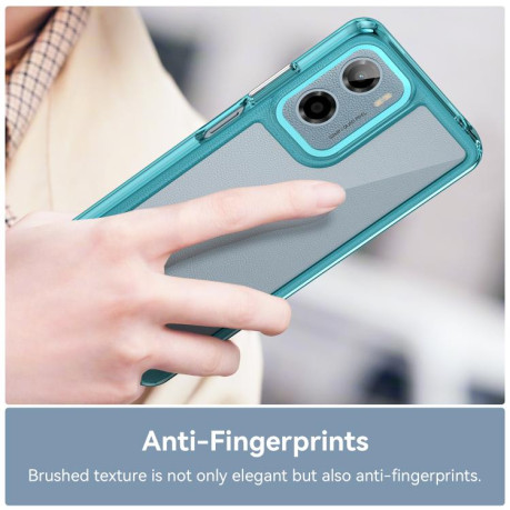 Протиударний чохол Colorful Acrylic Series для Motorola Moto G05 - синій