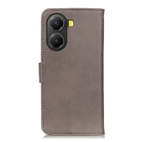 Чохол-книжка KHAZNEH Cowhide Texture на Xiaomi Poco X7 Pro - хакі