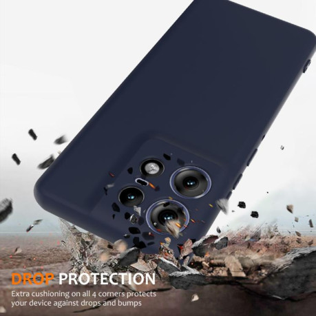 Силіконовий чохол Shockproof Silicone Magsafe для Motorola Edge 50 Pro - синій