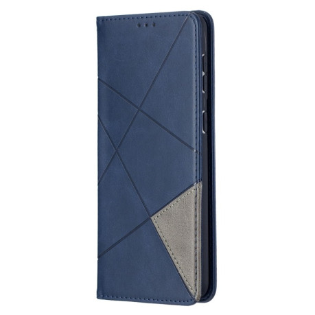 Чохол-книга Rhombus Texture на Samsung Galaxy S21 Plus - синій