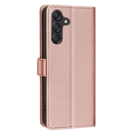 Чехол-книжка Litchi Texture RFID Anti-theft Leather для на Samsung Galaxy M16 5G / F16 5G - золотой