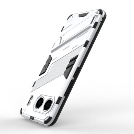 Протиударний чохол Punk Armor із підставкою на OnePlus Nord 4 5G Global - білий