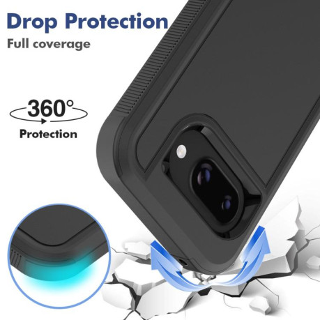 Протиударний чохол Armor 2 in 1 для Google Pixel 9a - чорний