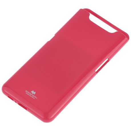 Силиконовый ударозащитный чехол MERCURY GOOSPERY JELLY на Samsung Galaxy A80 -красный