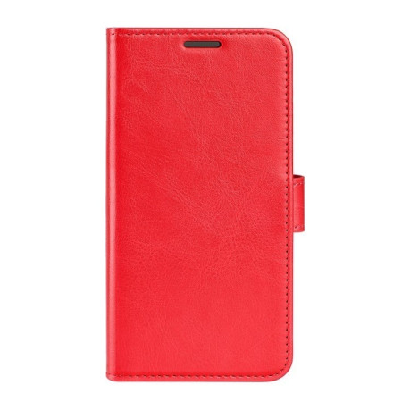 Чехол-книжка R64 Texture Horizontal Flip Leather для Realme GT 6 5G - красный