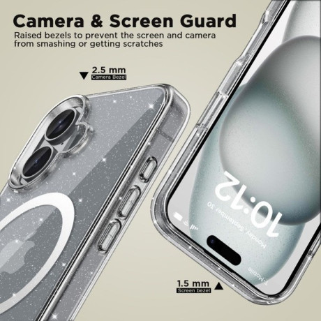 Чехол Tech-Protect FlexAir Hybrid MagSafe для iPhone 16 - Clear