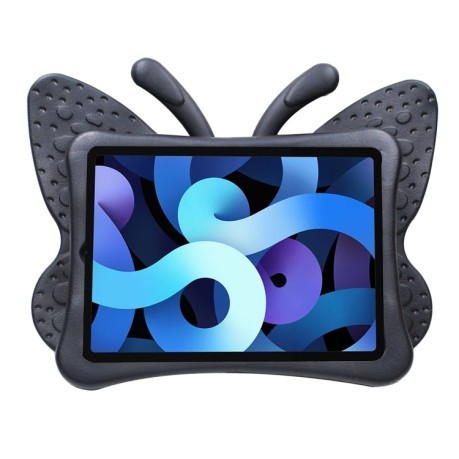 Противоударный чехол Butterfly Bracket Kids EVA Shockproof для iPad Pro 11 2024 - черный