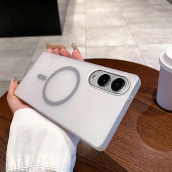 Протиударний чохол Ice Fog MagSafe для Samsung Galaxy S25 Edge 5G - сірий