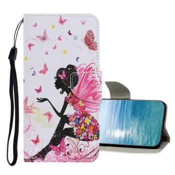 Чехол-книжка Colored Drawing Pattern для Samsung Galaxy A13 4G - Dancing Girl