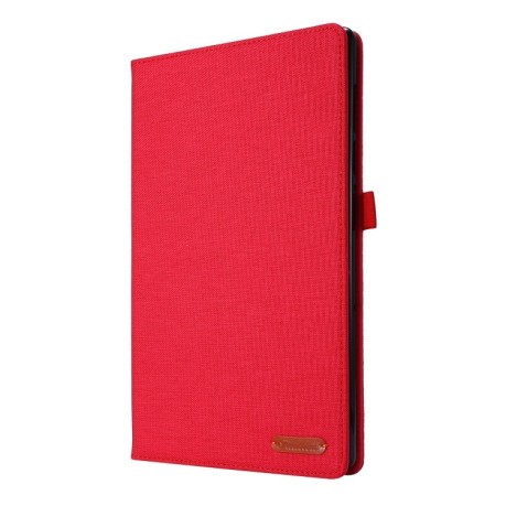 Чехол-книжка Fabric Leather для Realme Pad 10.4 - красный