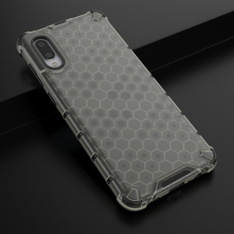 Противоударный чехол Honeycomb на Samsung Galaxy A02/М02 - черный