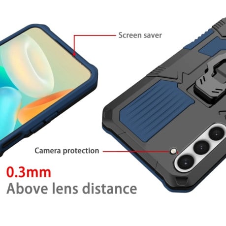 Противоударный чехол Armor Warrior для Samsung Galaxy S23 5G - синий