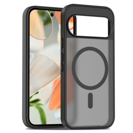 Чохол з м'якою фактурою Skin-feel з MagSafe гібридний на Google Pixel 10/10 Pro - чорний