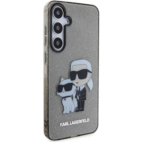 Оригінальний чохол Karl Lagerfeld hardcase Glitter для Samsung Galaxy S24+Plus - Black(KLHCS24MHNKCTGK)