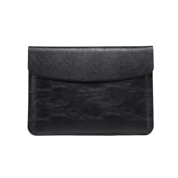 Чехол-сумка Litchi Texture Liner для MacBook 11 A1370 / 1465 - черный