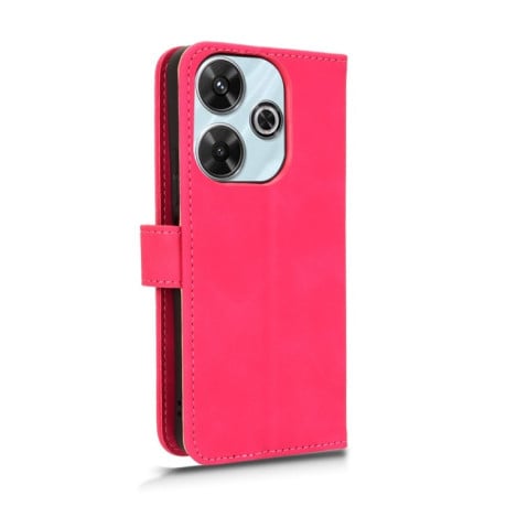 Чохол-книжка Retro Skin Feel Business Magnetic на Xiaomi Redmi 13 4G - пурпурно-червоний