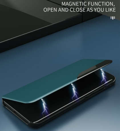 Чохол-книга Clear View Standing Cover на Xiaomi Redmi 10A/9C - синій