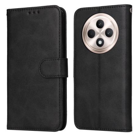 Чехол-книжка Stitching Calf Texture для OPPO Reno12 F/12 FS 4G - черный