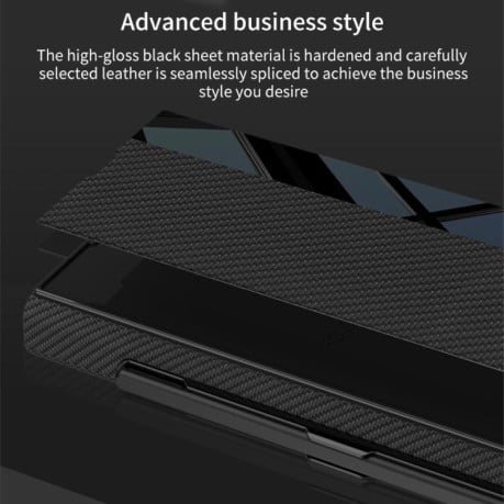 Чохол-книжка GKK Integrated Full Coverage з тримачем для стілуса Pen Slot (Стілус не входить в комплект) на Samsung Galaxy Fold 7 5G - сріблястий