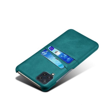 Протиударний чохол Calf Texture with Card Slots Samsung Galaxy M32/A22 4G - зелений