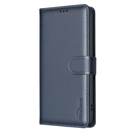 Чохол-книжка Litchi Texture RFID Anti-theft Leather для OnePlus 13 - синій